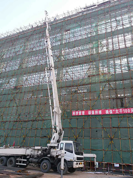 #8主廠房A、B列提前封頂