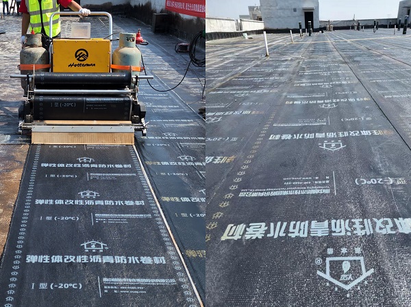 智能型熱熔防水卷材攤鋪車(chē)攤鋪效果與人工攤鋪效果對(duì)比.jpg 智能型熱熔防水卷材攤鋪車(chē)攤鋪效果與人工攤鋪效果對(duì)比.jpg
